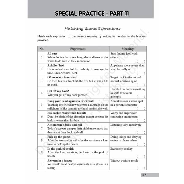 Secondary 1 English Language Comprehension